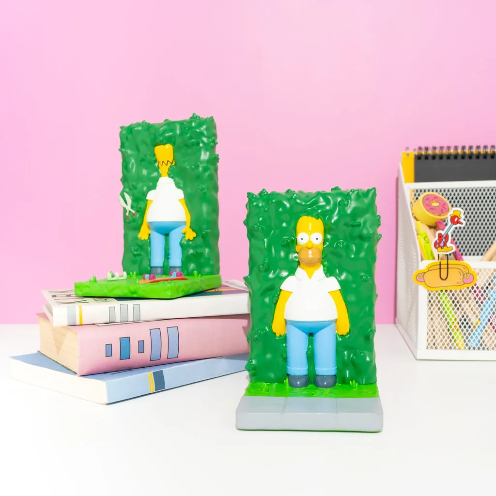 Simpsons BOOKENDS HOMER BUSH