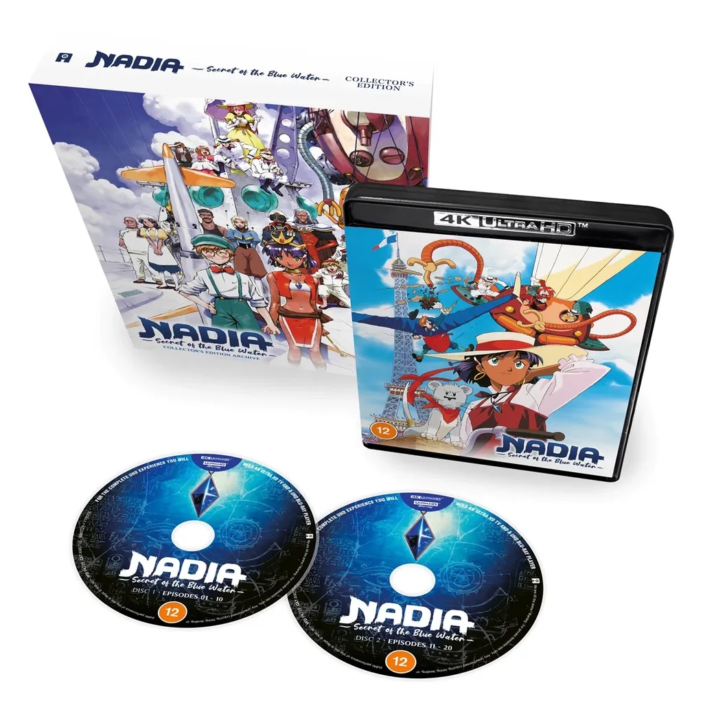 NADIA Secret of the Blue Water Part 1 Limited Edition 4k UHD Blu-ray