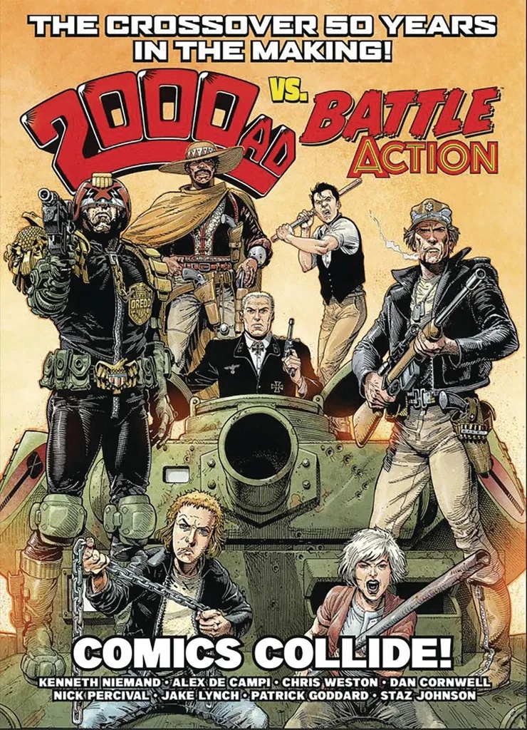 2000 AD VS BATTLE ACTION COMICS COLLIDE