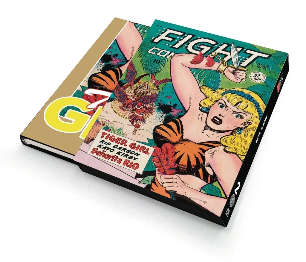 GOLDEN AGE FIGHT COMICS TIGER GIRL SLIPCASE 2