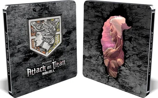 ATTACK ON TITAN Season 3 Blu-ray Steelbook