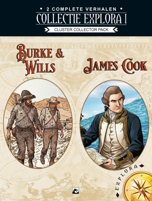 Collectie Explora - James Cook 1 Collector's Pack  (1/2+ Burke en Wills)