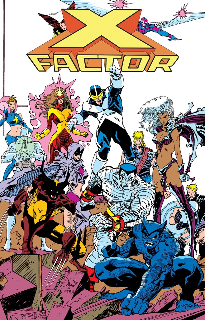 X-FACTOR THE ORIGINAL X-MEN OMNIBUS 2 WALTER SIMONSON INFERNO COVER