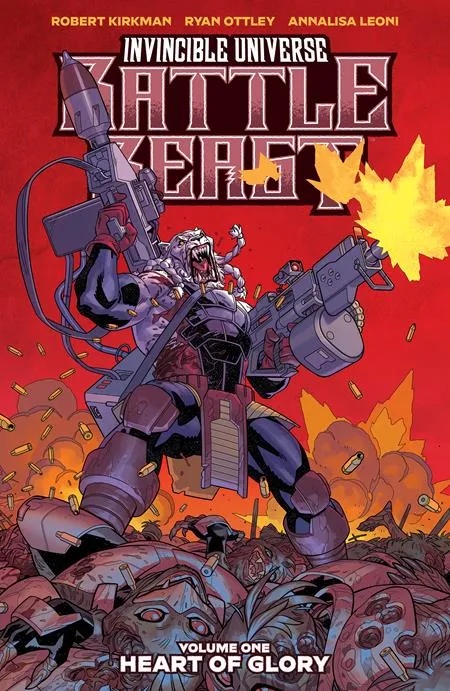 INVINCIBLE UNIVERSE BATTLE BEAST 1 DIRECT MARKET EXCLUSIVE RYAN OTTLEY & ANNALISA LEONI CVR