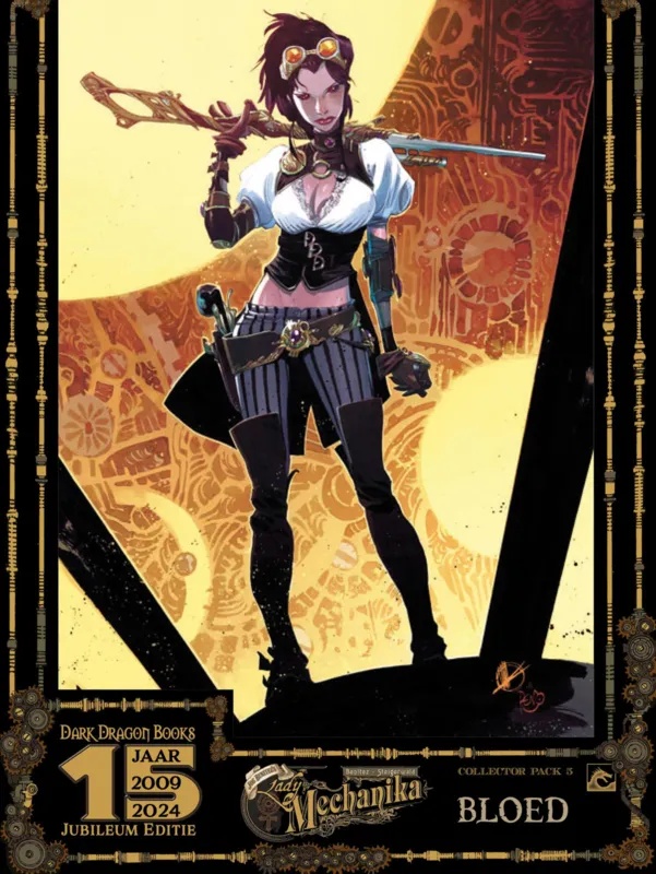 Lady Mechanika Collector's Pack 5 Bloed (14+15) + dossier album, Jubileum editie