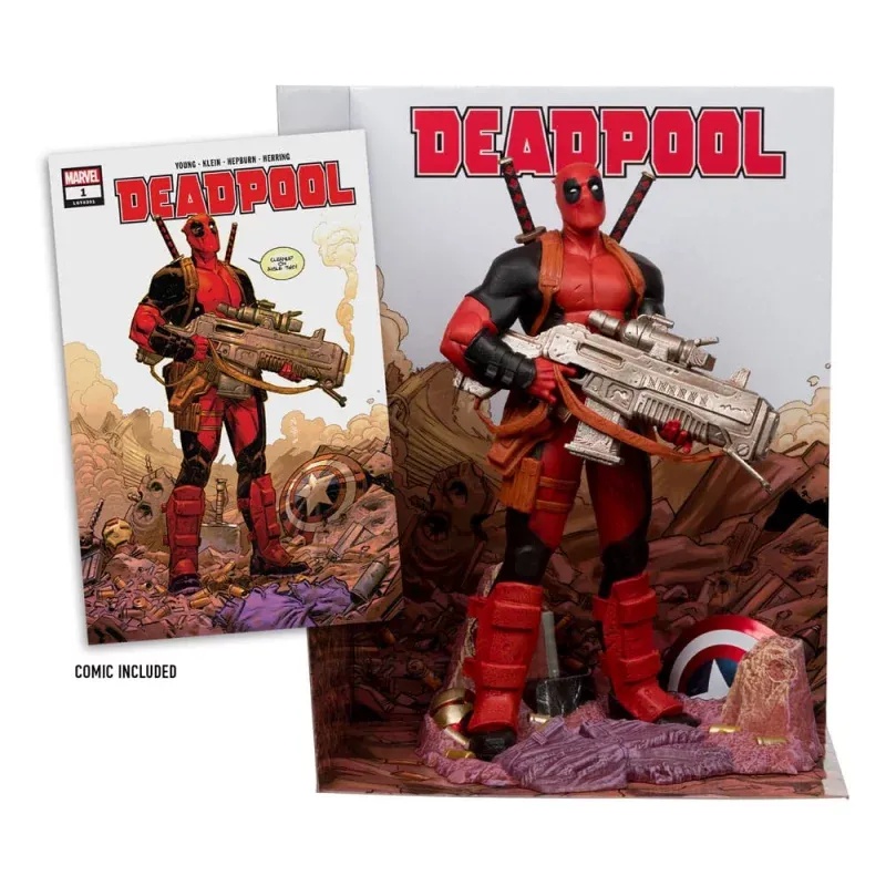 MARVEL COLLECTION PVC STATUE 1/6 DEADPOOL #1 27CM