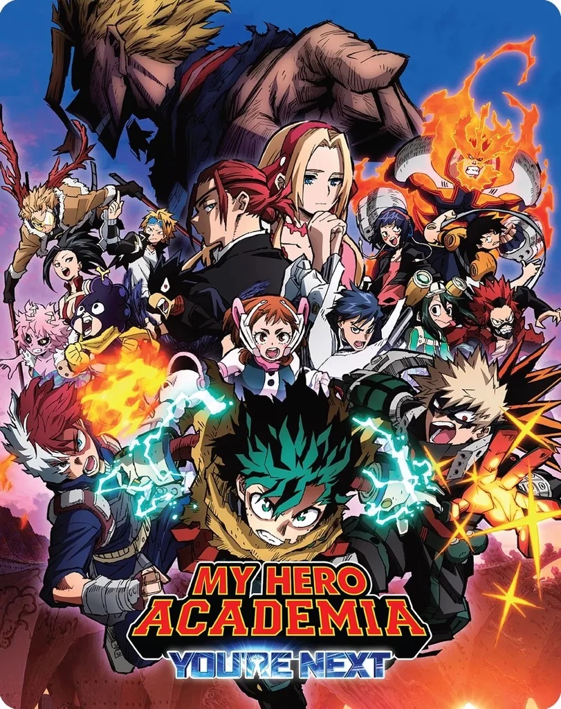 MY HERO ACADEMIA The Movie: You're Next Blu-ray Steelbook