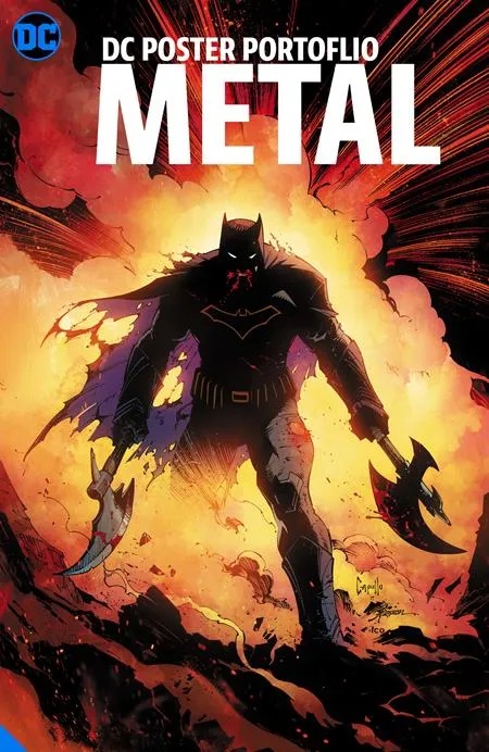 DC POSTER PORTFOLIO DARK NIGHTS METAL