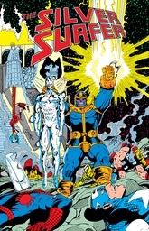 [9781302969837] SILVER SURFER THE INFINITY GAUNTLET OMNIBUS RON LIM INFINITY GAUNTLET COVER