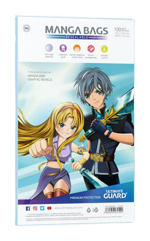 Ultimate Guard Comic Bags Resealable Current Size (100)