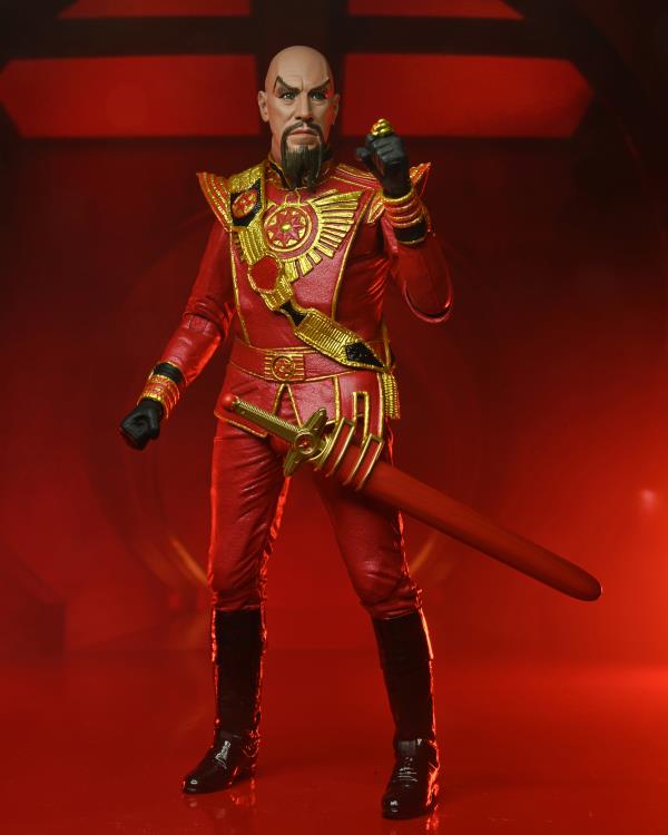 FLASH GORDON MING THE MERCILESS RED MILITARY SUIT ULTIMATE ACTION FIGURE