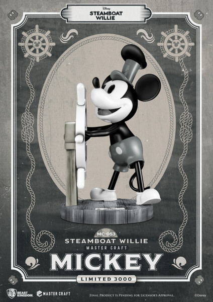 Disney Steamboat Willie - Master Craft Mickey Statue