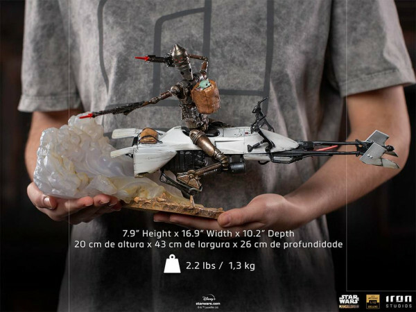 Star Wars: The Mandalorian - Deluxe IG-11 and The Child 1:10 Scale Statue