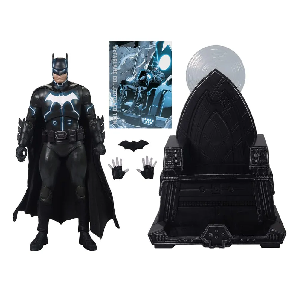 DC MULTIVERSE MCFARLANE COLLECTOR EDITION ACTION FIGURE #47 BATMAN & MOBIUS CHAIR (DARKSEID WAR) 18 CM