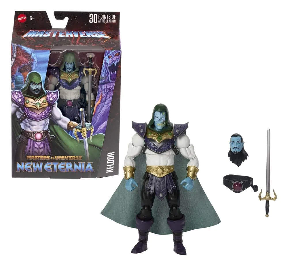 MASTERS OF THE UNIVERSE MASTERVERSE ACTION FIGURE NEW ETERNIA: KELDOR 18 CM