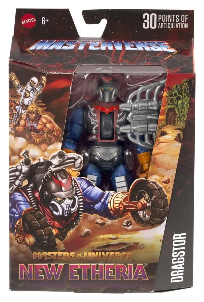 MASTERS OF THE UNIVERSE MASTERVERSE ACTION FIGURE NEW ETHERIA: DRAGSTOR 18 CM