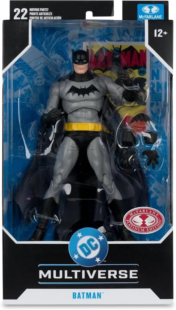 DC MULTIVERSE ACTION FIGURE BATMAN (BATMAN #1) 18 CM (PLATINUM EDITION)