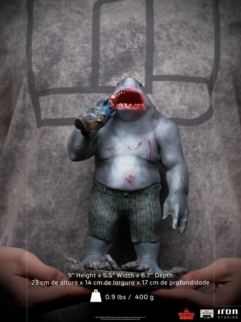 DC THE SUICIDE SQUAD KING SHARK BDS ART SCALE 1/10 STATUE