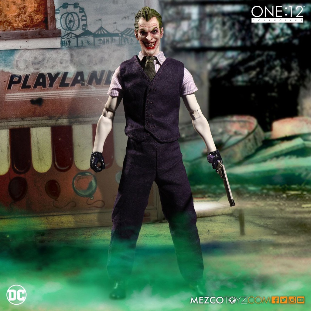 DC Comics - The Joker - One:12 Collective Deluxe Action Figure by Mezco