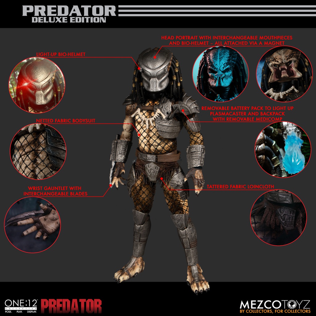 PREDATOR - ONE-12 COLLECTIVE DELUXE EDITION ACTION FIGURE