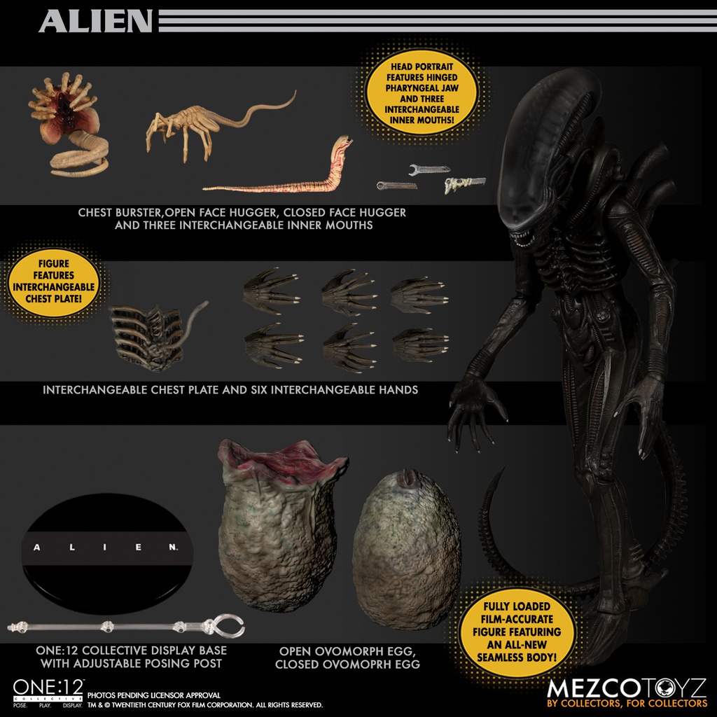 ONE-12 COLLECTIVE - ALIEN DELUXE EDITION ACTION FIGURE