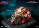 AVENGERS ENDGAME - IRON MAN HELMET BATTLE DAMAGE STATUE (BEAST KINGDOM MC-038)