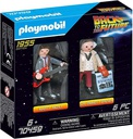 Back to The Future - Marty McFly and Dr. Emmett Brown Playmobil Toy Figures (70459)