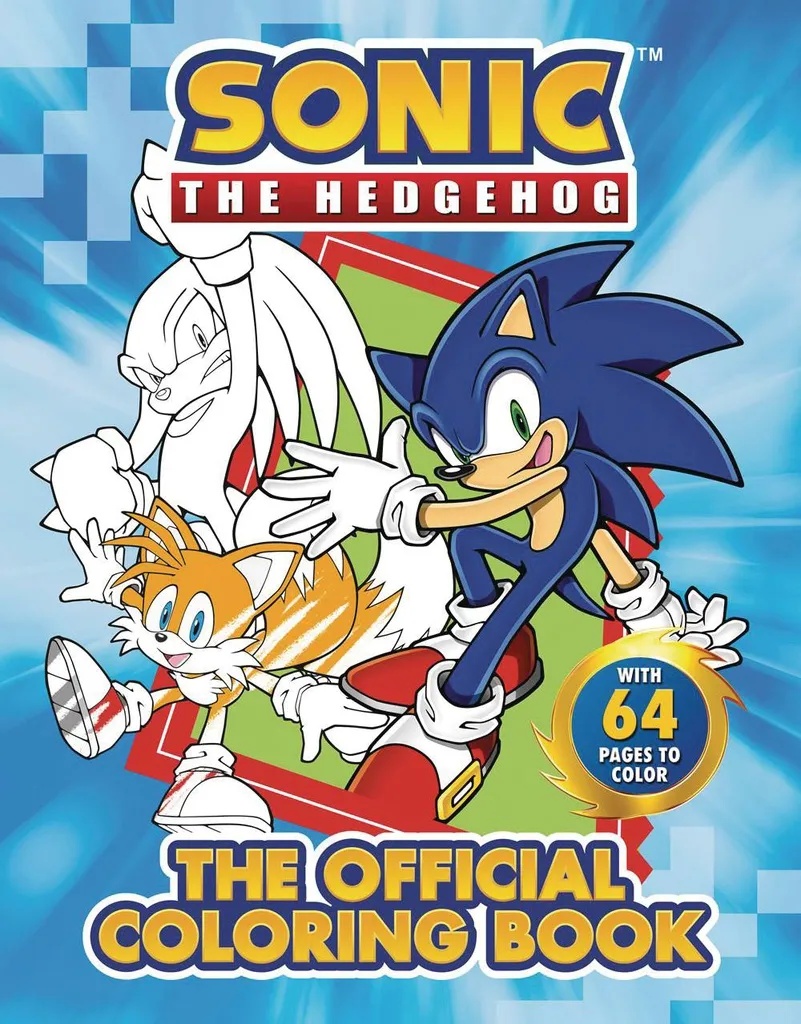 SONIC THE HEDGEHOG OFF COLORING BOOK