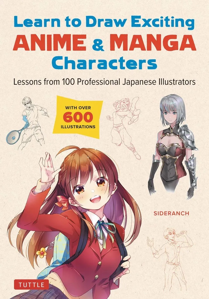 LEARN TO DRAW EXCITING ANIME & MANGA CHARACTERS