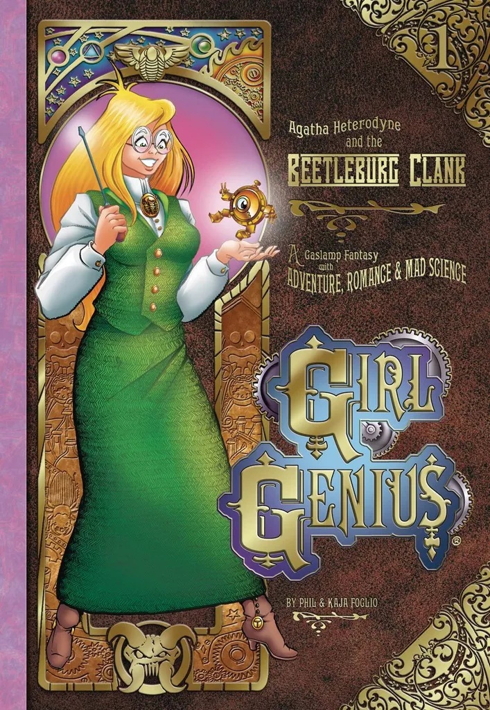 GIRL GENIUS 1 AGATHA & BEETLEBURG CLANK NEW PTG