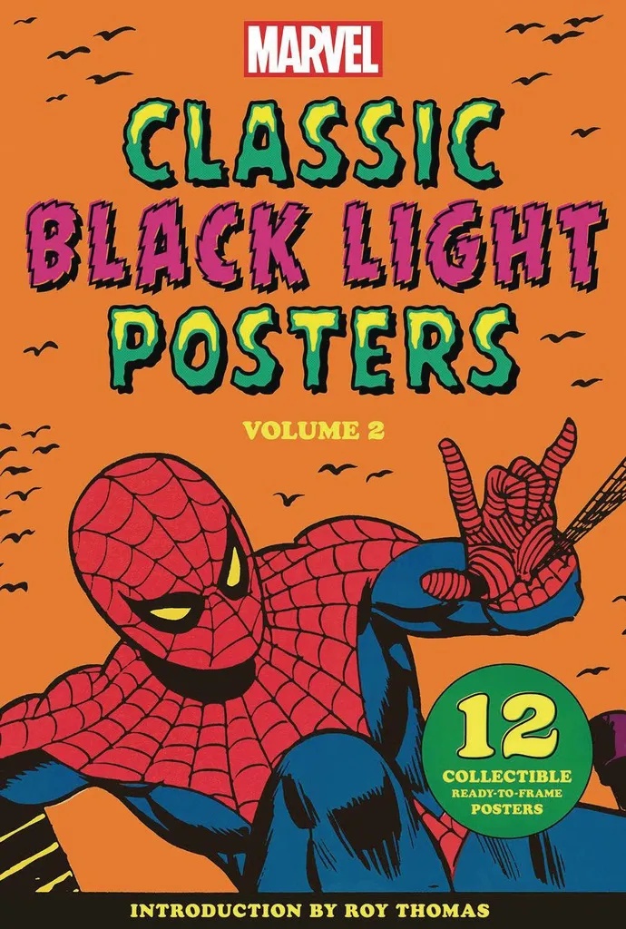 MARVEL CLASSIC BLACK LIGHT COLLECTIBLE POSTER PORTFOLIO 2