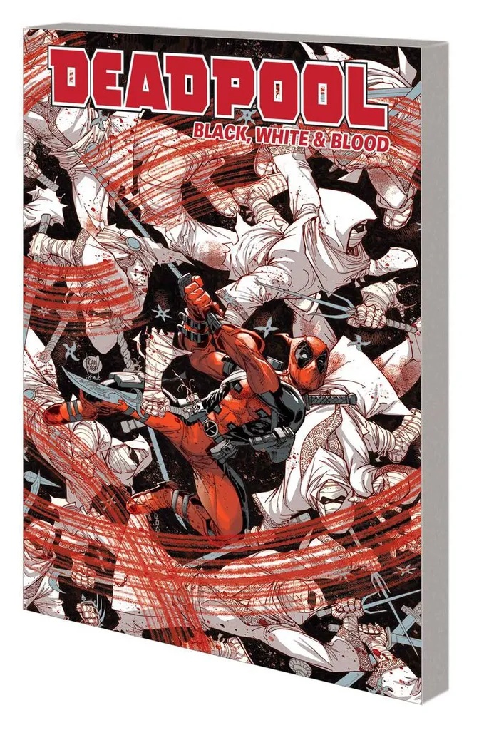 DEADPOOL BLACK WHITE BLOOD