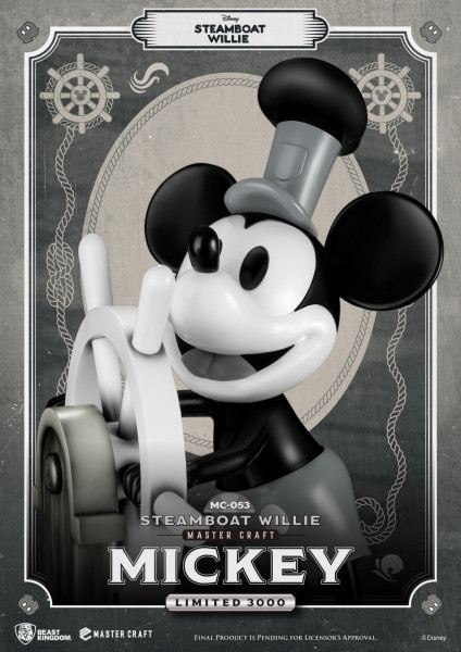 Disney Steamboat Willie - Master Craft Mickey Statue