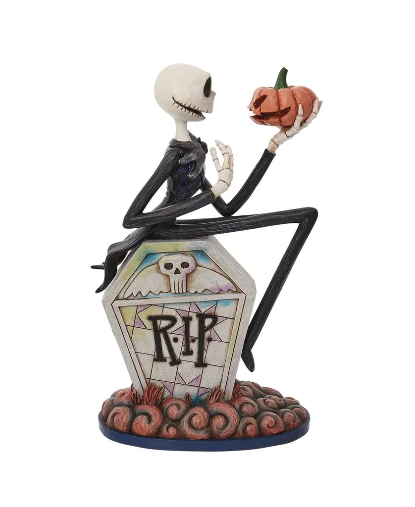 Disney Showcase Traditions Jack Skellington on Grave Stone Figure