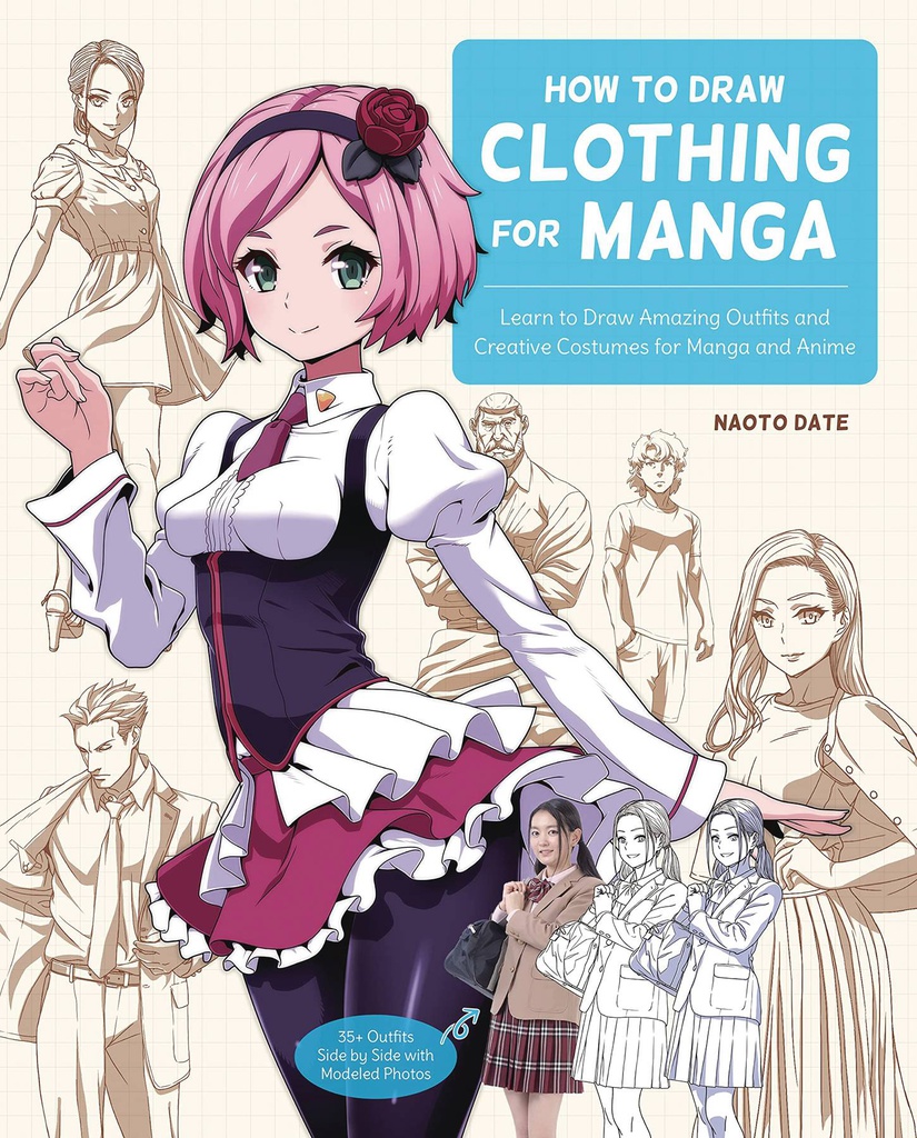 HOW TO DRAW CLOTHING FOR MANGA LEARN DRAW OUTFITS