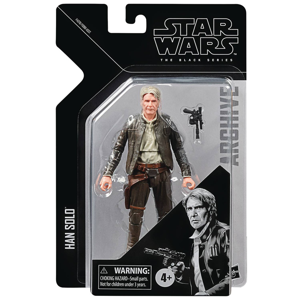 STAR WARS BLACK ARCHIVES 6 INCH HAN SOLO ACTION FIGURE