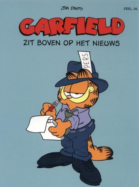 Garfield 116 zit boven op het nieuws