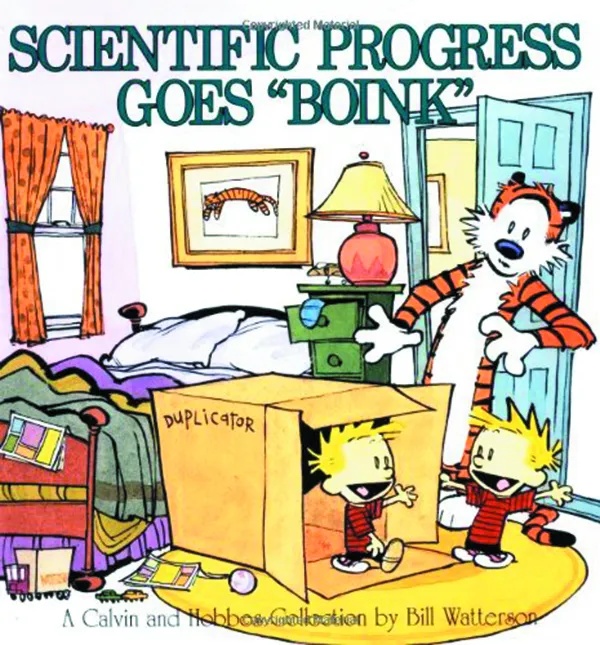 CALVIN & HOBBES SCIENTIFIC PROGRESS NEW PTG