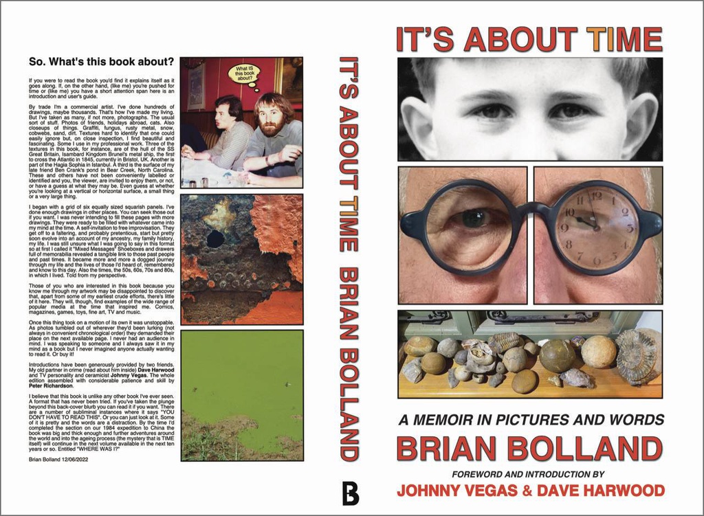 MEMOIR IN PICTURES & WORDS BY BRIAN BOLLAND S/N