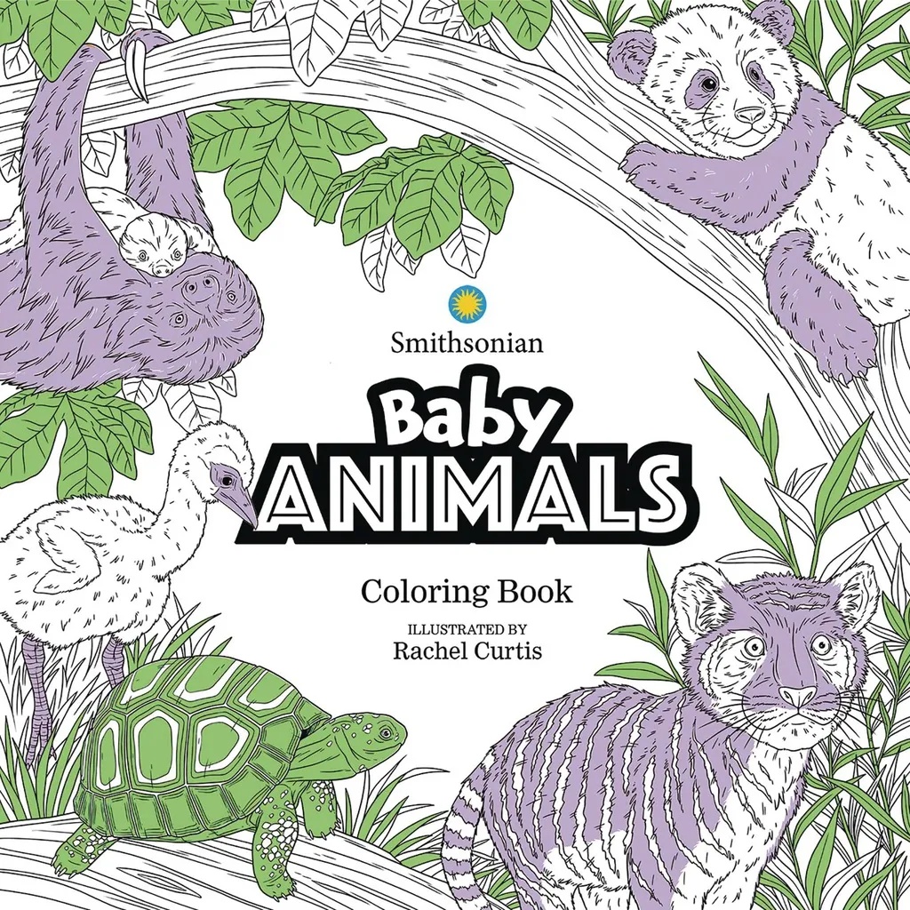 BABY ANIMALS A SMITHSONIAN COLORING BOOK