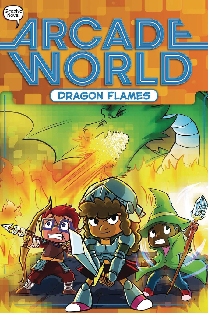 ARCADE WORLD CHAPTERBOOK 6 DRAGON FLAMES