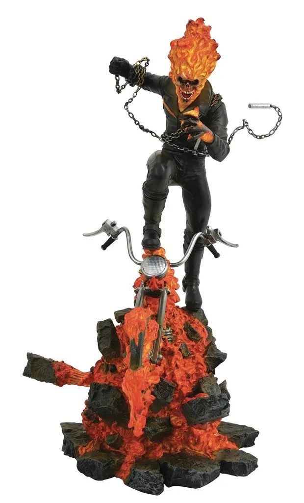 MARVEL MILESTONES - GHOST RIDER COMIC STATUE