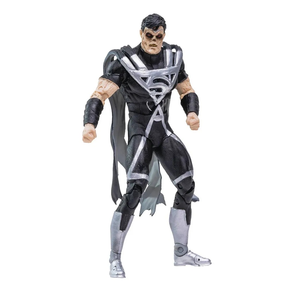 DC MULTIVERSE - BLACKEST NIGHT - BLACK LANTERN SUPERMAN 7 INCH ACTION FIGURE