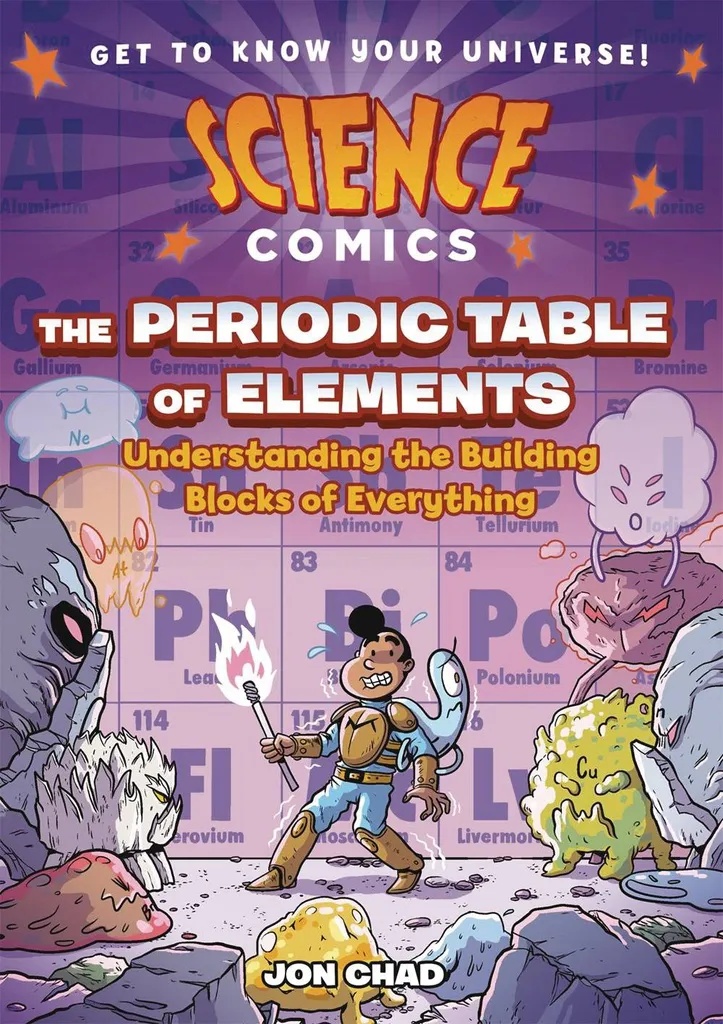 SCIENCE COMICS PERIODIC TABLE OF ELEMENTS