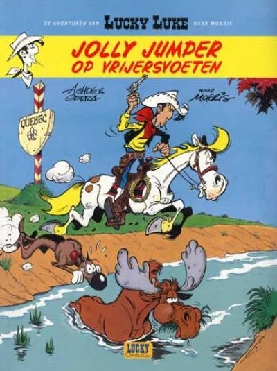 Lucky Luke (Nieuwe avonturen van) 1 Jolly Jumper op vrijersvoeten