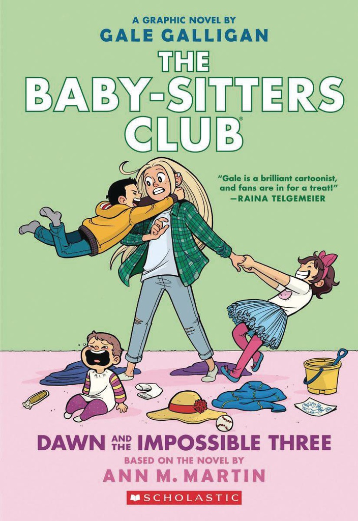 BABY SITTERS CLUB COLOR ED 5 DAWN IMPOSSIBLE 3 NEW PTG