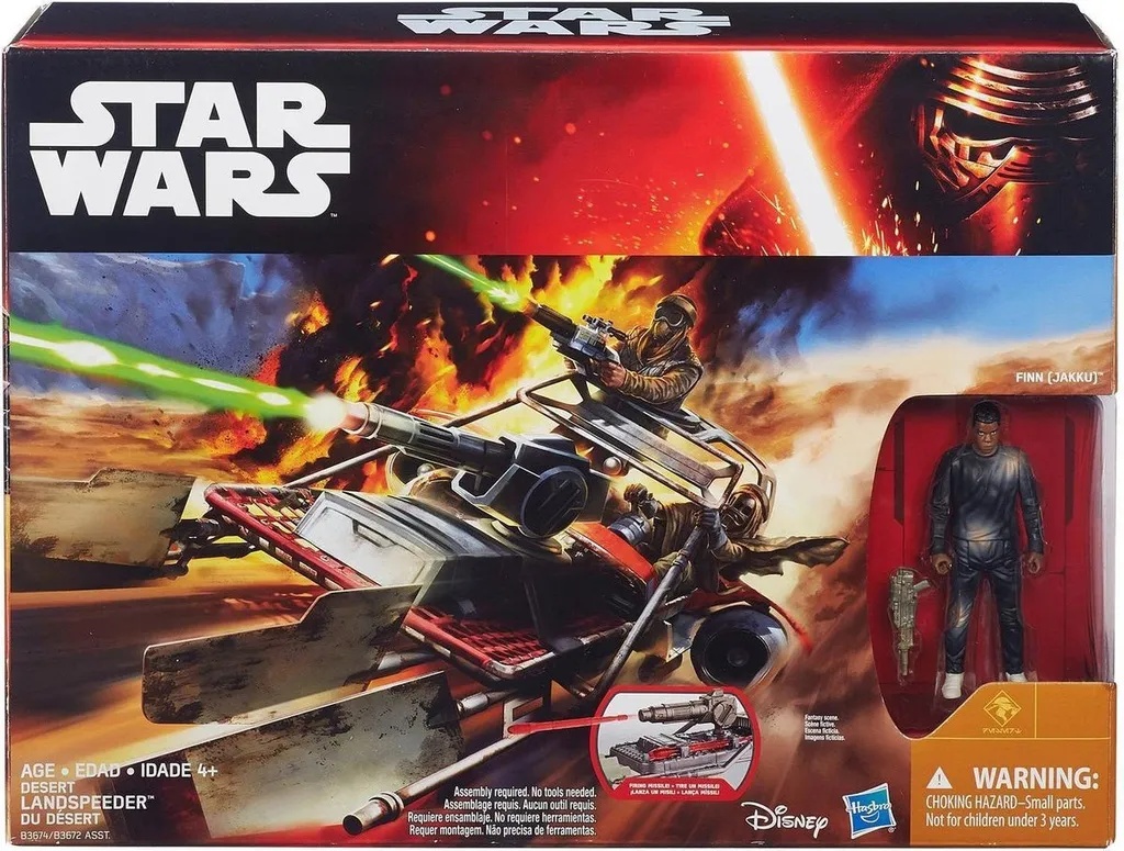 Star Wars - The Force Awakens - Desert Landspeeder with Finn (Jakku)