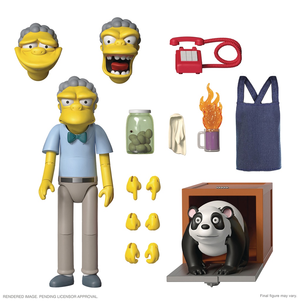 THE SIMPSONS - ULTIMATES - MOE ACTION FIGURE