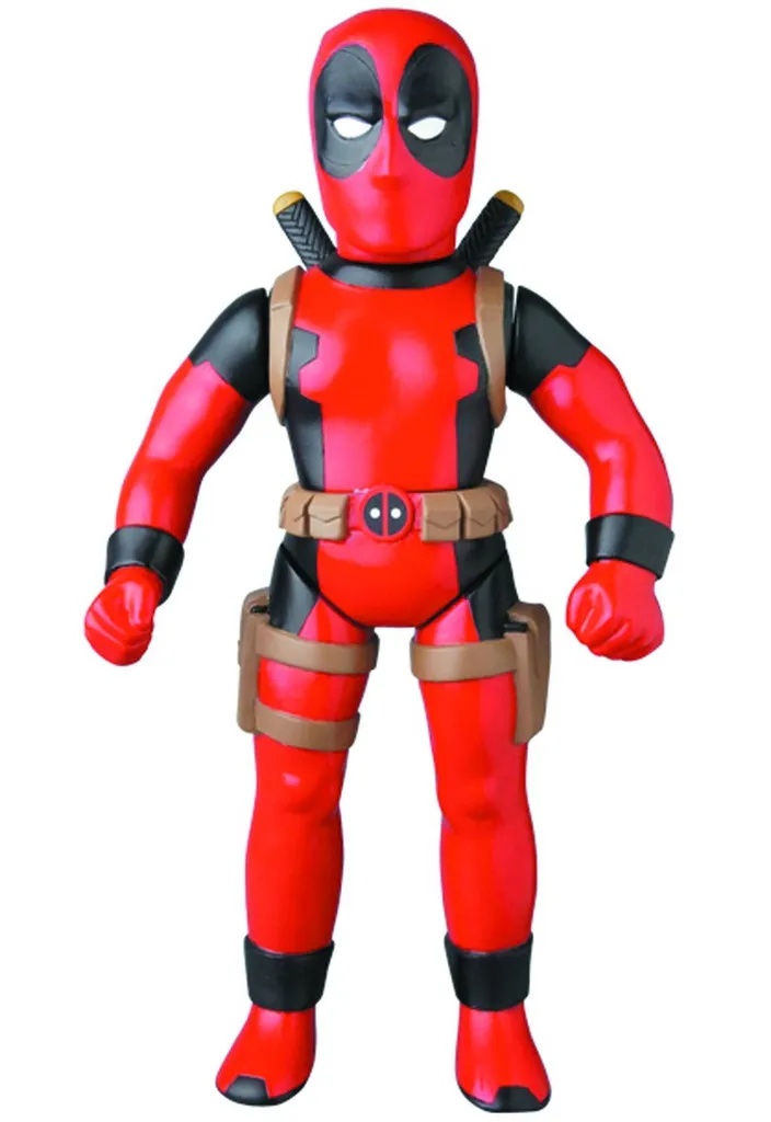 MARVEL - RETRO DEADPOOL SOFUBI VINYL ACTION FIGURE (RED VERSION)