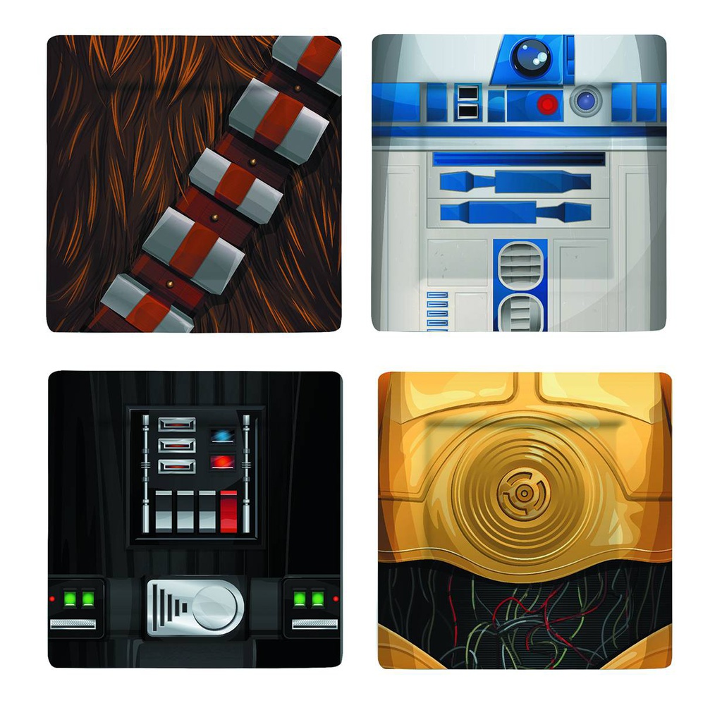 STAR WARS - CHARACTER PLATE SET